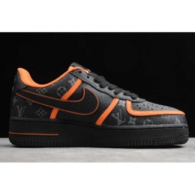 Nike Air Force 1 '07 Se Low Lv Siyah / Turuncu Kaykay Ayakkabı Türkiye - ONJOZNX6